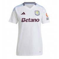 Echipament fotbal Aston Villa Ezri Konsa #4 Tricou Deplasare 2024-25 pentru femei maneca scurta